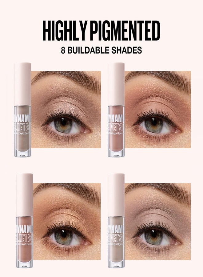 إريندي ظلال عيون سائلة غير لامعة من إيريندي - 8 ألوان، قاعدة ظلال عيون سائلة بيج، لون محايد، ظلال عيون كريمية قابلة للمزج والتغطية، مقاومة للتجعد، مكياج عيون مقاوم للماء يدوم طويلاً، نباتي وخالٍ من القسوة على الحيوانات - Image 2